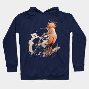 Hoopoe Bird On A Tree 4.0 Hoodie